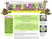 Tablet Screenshot of dahliadivas.com